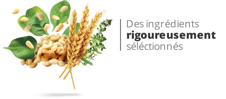 Des ingredients rigoureusement sélectionnées