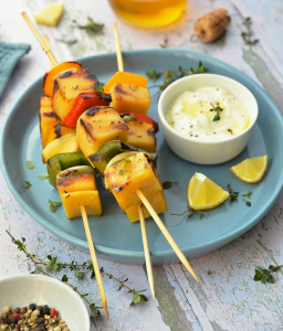 brochettes-de-polenta-aux-poivrons