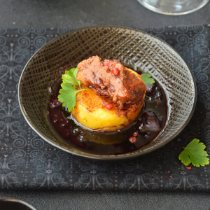 rondelles-de-polenta-et-seitan-sauce-vin-rouge